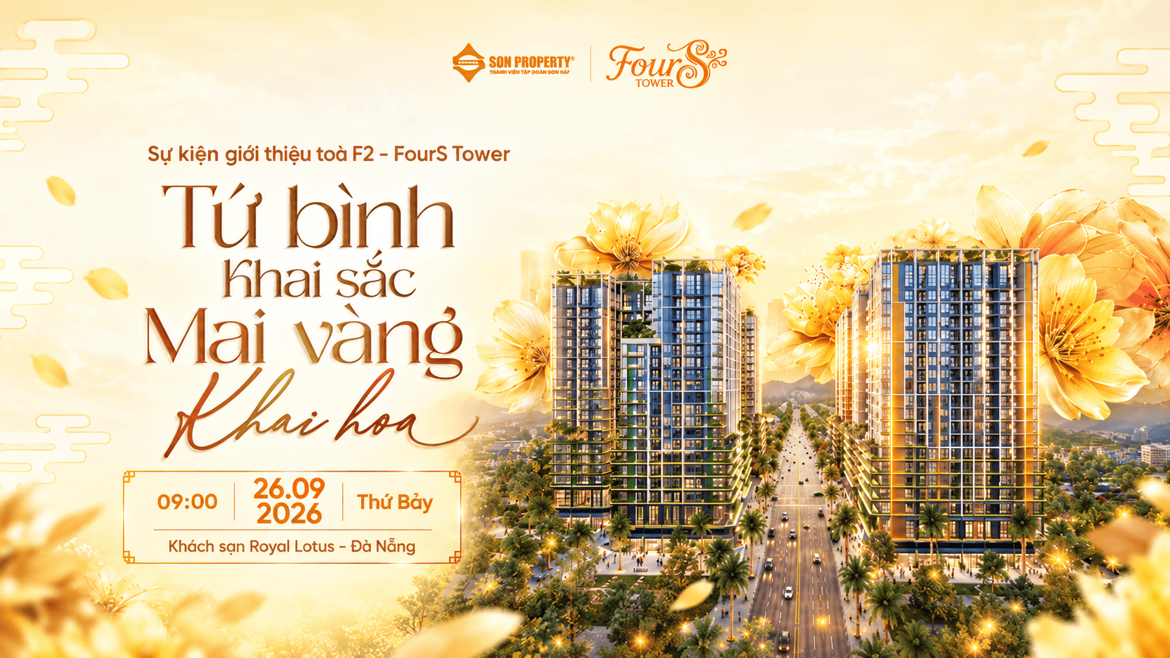 Reti đồng hành tại “Tứ Bình Khai Sắc – Mai Vàng Khai Hoa” – Dấu ấn ra mắt Tòa F2 dự án FourS Tower