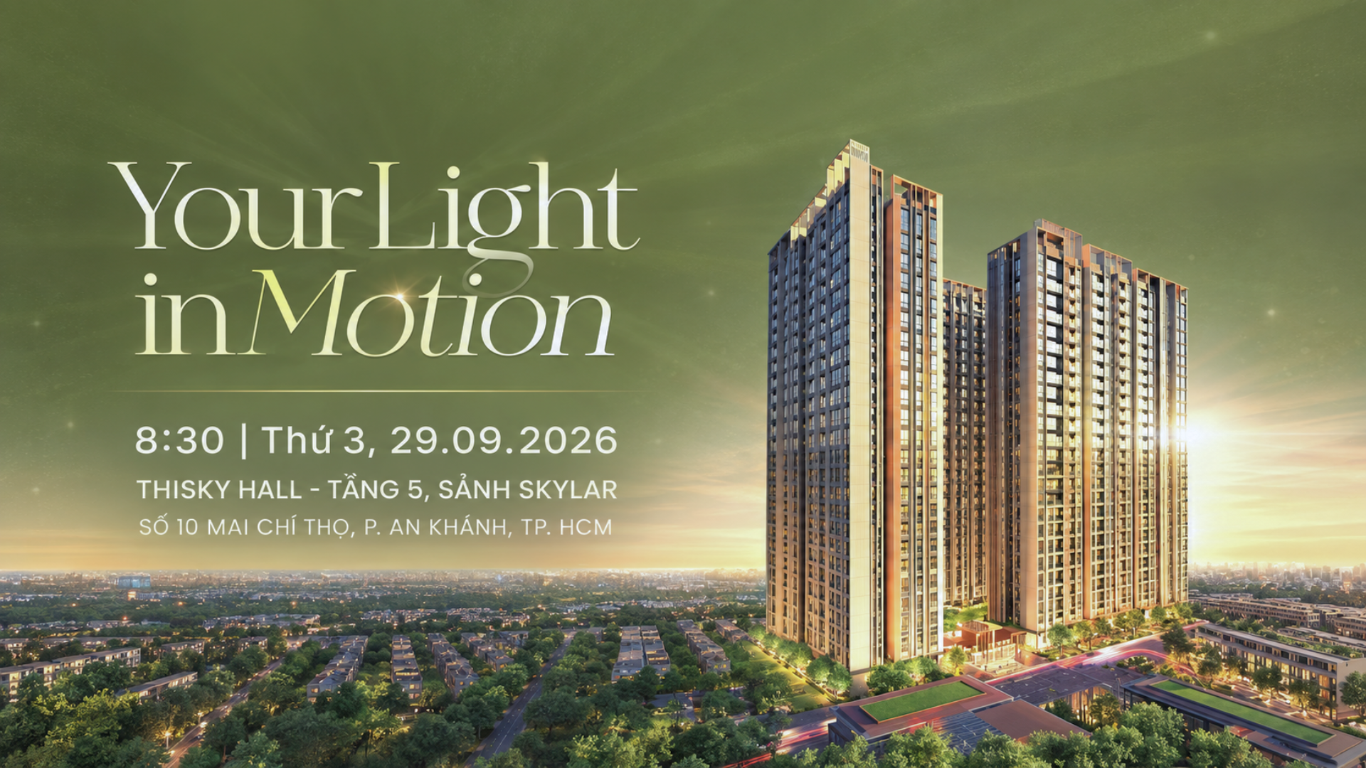 RETI chính thức khởi động hành trình cùng Imperia Sensa Park tại “Your Light in Motion”
