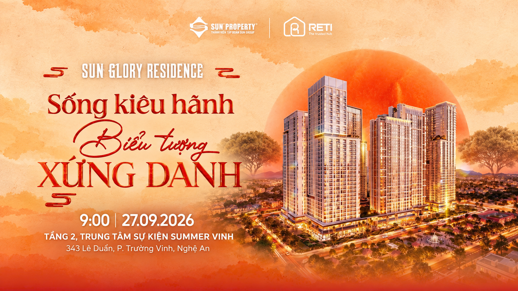 Reti tham dự “Sống Kiêu Hãnh – Biểu Tượng Xứng Danh” – Dấu ấn giới thiệu Sun Glory Residence