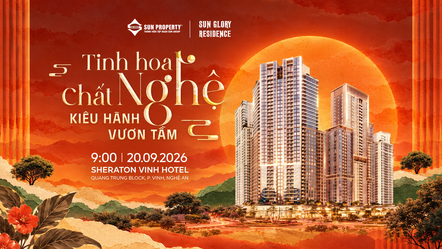 RETI tham dự sự kiện “Tinh Hoa Chất Nghệ – Kiêu Hãnh Vươn Tầm” giới thiệu Sun Glory Residence