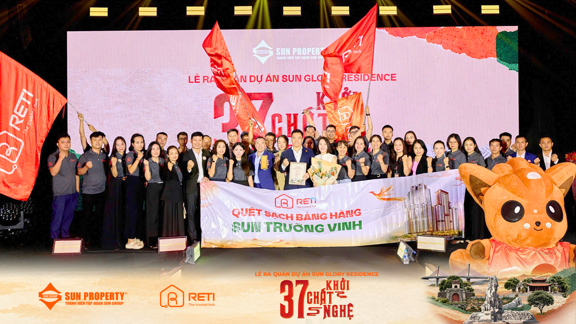 RETI tham dự “37 – Khởi Chất Nghệ” – Khởi động hành trình Sun Glory Residence tại Nghệ An