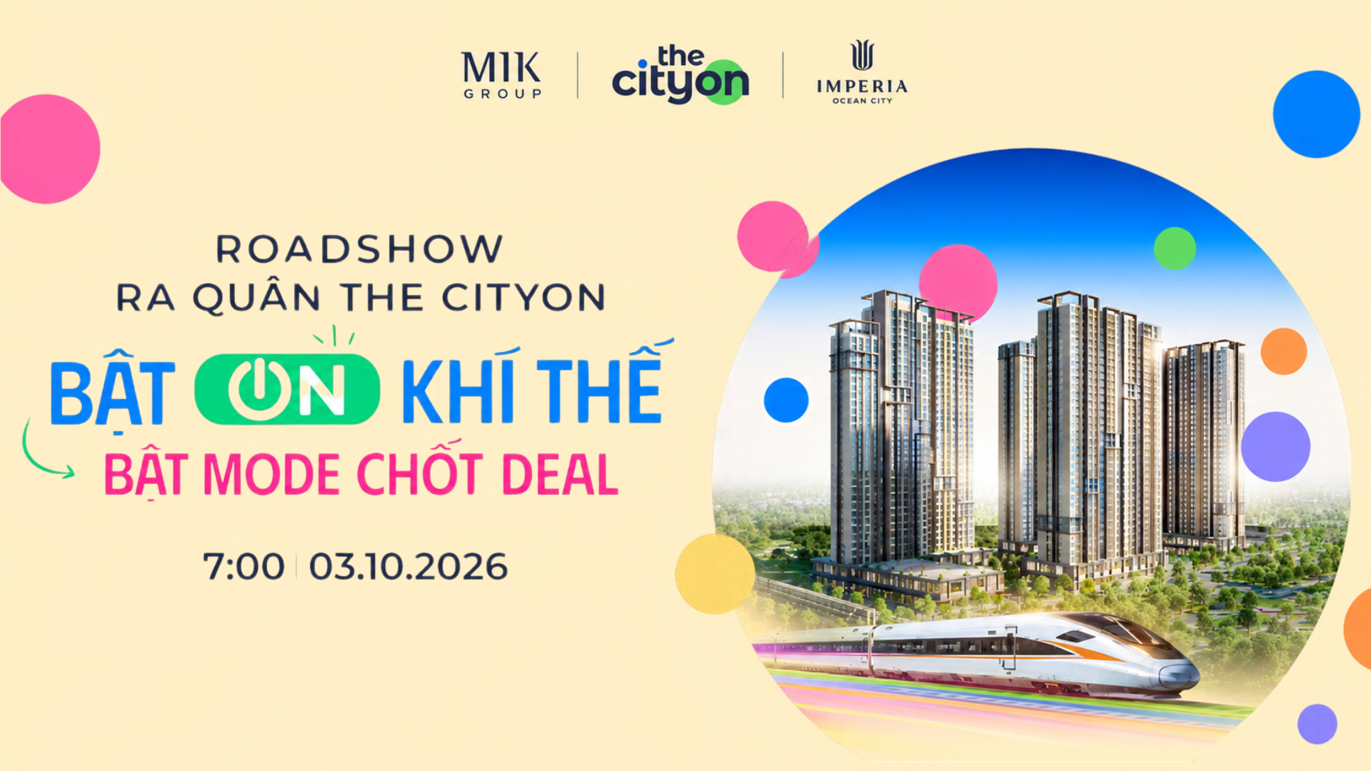 RETI đồng hành cùng Roadshow Bật ON khí thế – Bật mode chốt deal