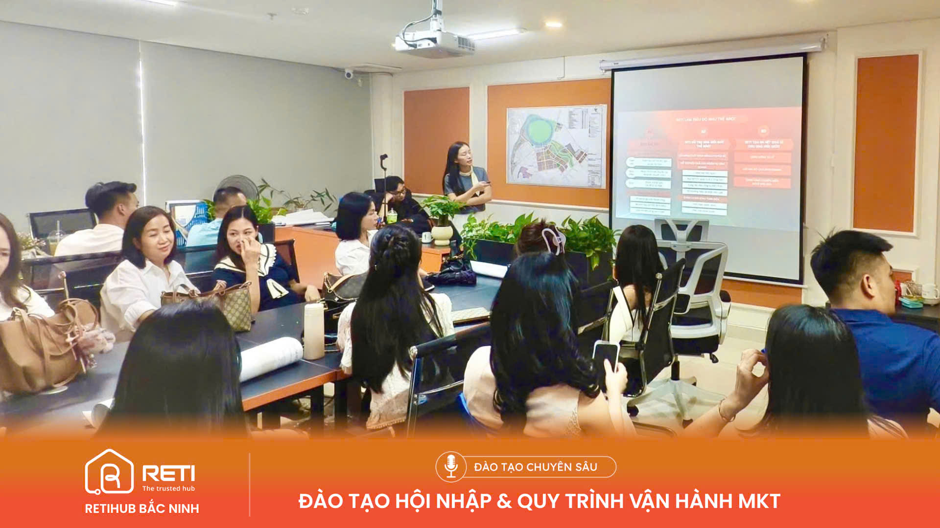 RETI tổ chức Đào tạo Hội nhập & Quy trình vận hành Marketing tại RETIHUB Bắc Ninh