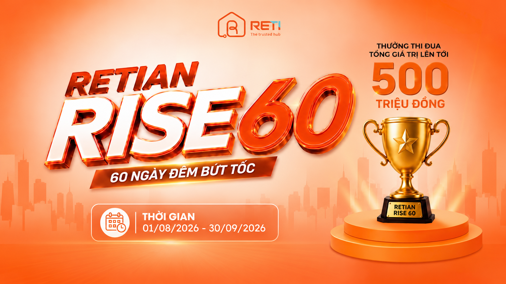 RETIAN RISE 60: Tổng kết 60 ngày bứt tốc và ghi dấu những cột mốc mới